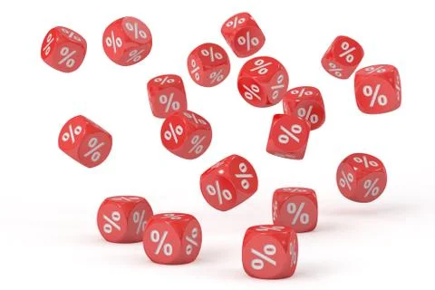 Discount concept, 3D rendering Stock Illustration