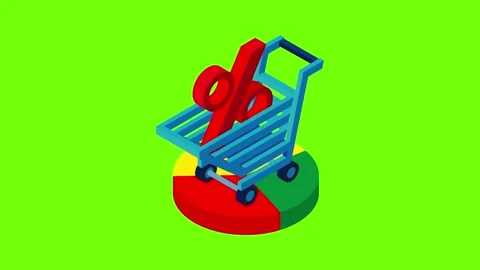 Discount concept icon animation Stock Footage 152577308