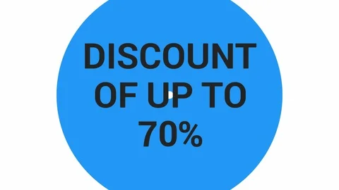 Discount concept with text animation Video stock 115892222