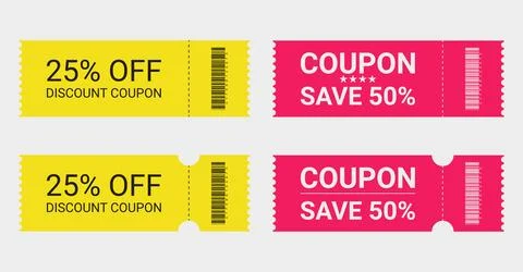 Discount coupon Stock Illustration
