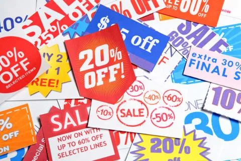 Discount coupon Stock Photos