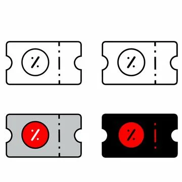 Discount coupons Stock-Illustration