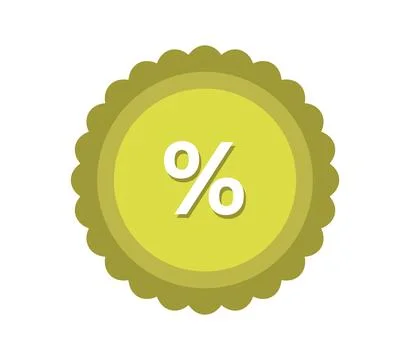 Discount icon illustrated in vector on white background Stock Illustration