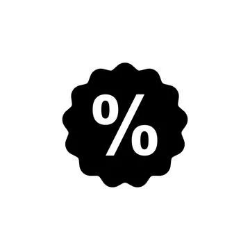 Discount icon vector. Discount tag icon Stock Illustration