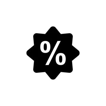 Discount icon vector. Discount tag icon Stock Illustration