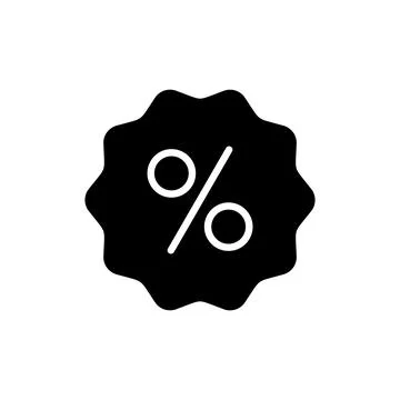Discount icon vector. Discount tag sign and symbol Stock Illustration