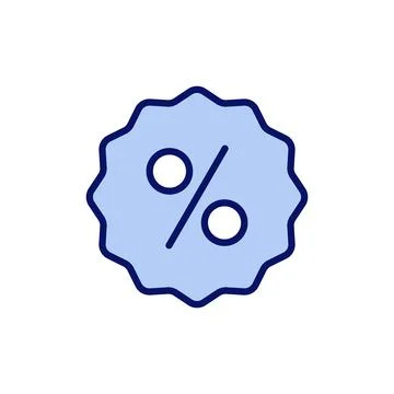 Discount icon vector. Discount tag sign and symbol Stock Illustration