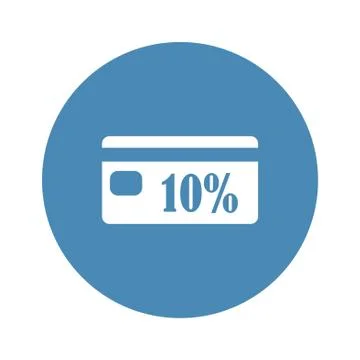 Discount Icon Vector flat design style Stock Illustration