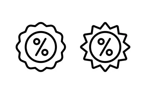 Discount icon vector illustration. Discount tag sign and symbol Stock Illustration