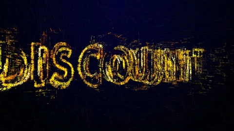 Discount. Intro before starting or in pause Stock Footage 96223578