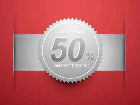 Discount label Stock Illustration