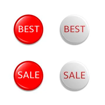 Discount label set Stock Illustration