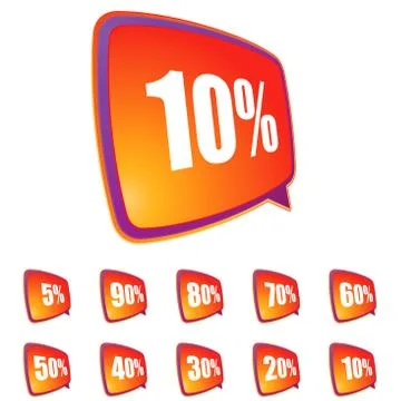 Discount labels set.  + EPS8 Illustrazione stock