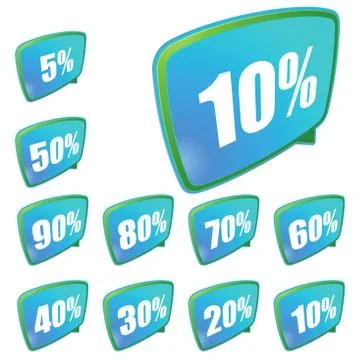 Discount labels set.  + EPS8 Stock Illustration