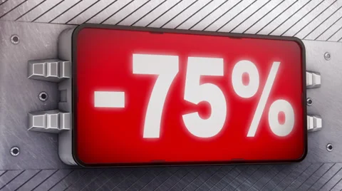 Discount. Looping. Stock Footage 34358640