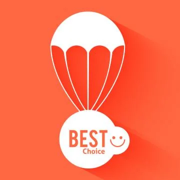 Discount parachute Stock-Illustration