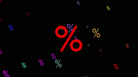 Discount Percent Symbol Sign Exploding A... | Stock Video | Pond5