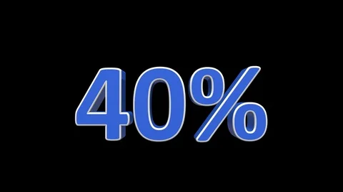Discount percentages animation with space to insert your text. Vidéo 111805075