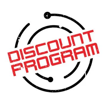 Discount Program rubber stamp イラスト素材