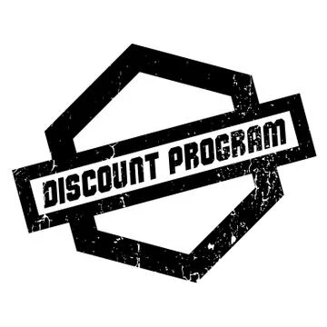 Discount Program rubber stamp イラスト素材