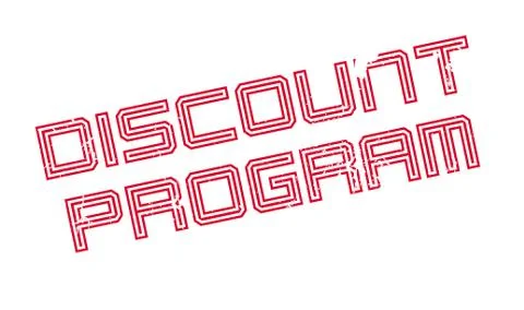 Discount Program rubber stamp イラスト素材