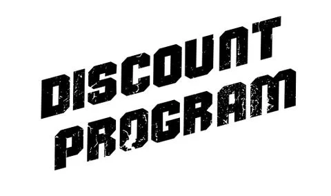 Discount Program rubber stamp イラスト素材