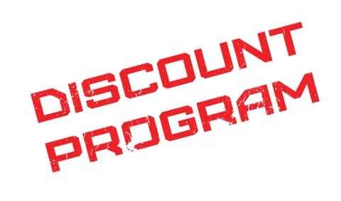 Discount Program rubber stamp イラスト素材