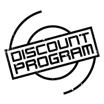 Discount Program rubber stamp イラスト素材