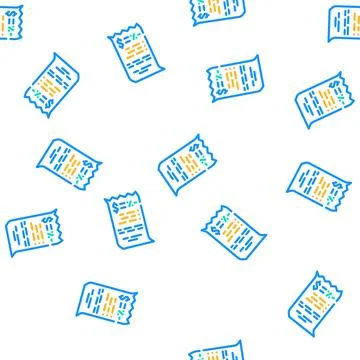 Discount on purchase vector seamless pattern Illustrazione stock