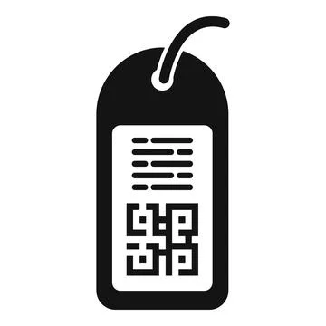 Discount qr code icon simple vector. Promotion percent Stock Illustration