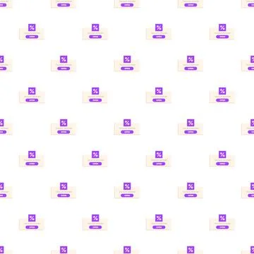 Discount reminder labels pattern for web commerce Stock-Illustration