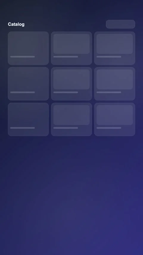 Discount Rules Builder Modern Gradient SaaS Interface Vertical Animation Stock Footage 345154884