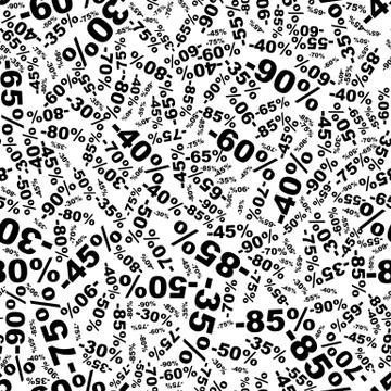 Discount seamless background Illustrazione stock