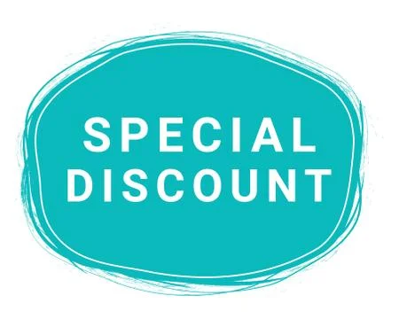 Discount, Speech Bubble Banner, Element Design Template, App Icon, Vector Stock Illustration