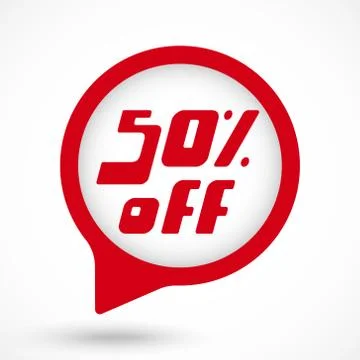 Discount sticker template Illustrazione stock