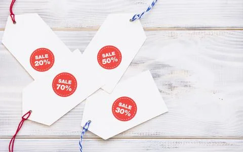Discount tags Stock Photos