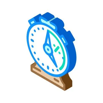 Discount time isometric icon vector illustration 스톡 일러스트
