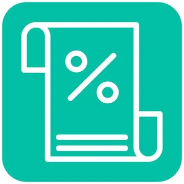 Discount Vector Icon Design Illustration Stock Illustration