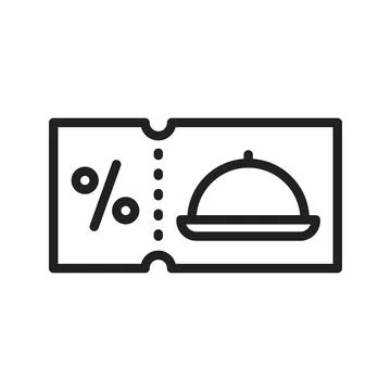 Discount Voucher icon vector image. Stock Illustration