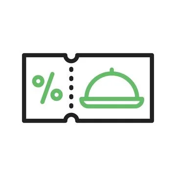 Discount Voucher icon vector image. Stock Illustration