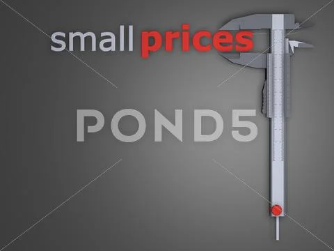 Discounts action - small prices Stock Illustration