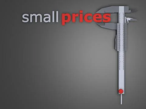 Discounts action - small prices Stock Illustration