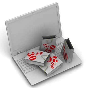 Discounts on electronic purchases 스톡 일러스트