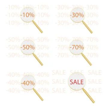 Discounts Stock Illustration