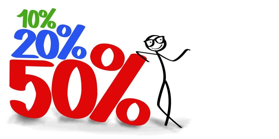 Discounts Illustrazione stock