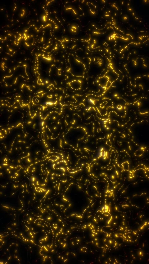 Discover captivating motion in an abstract design with glowing lines Stock Footage 313927764