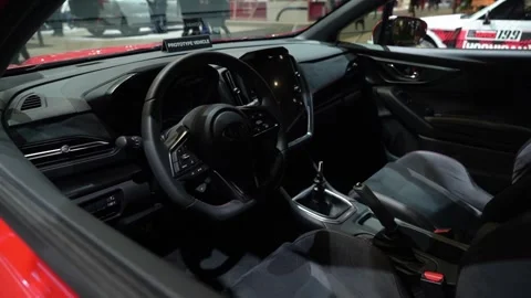 Discover a car interior design that features a wide range of modern attributes Stock-Footage 291615910