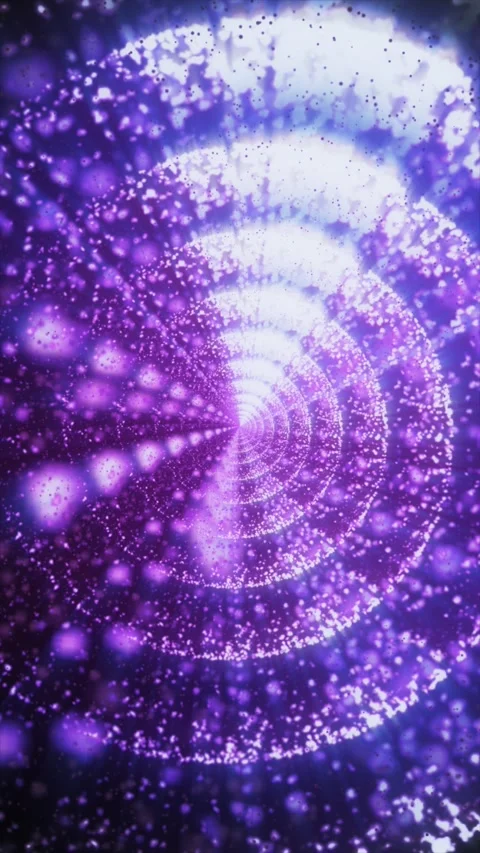 Discover a mesmerizing purple abstract animation with swirling circles Stock Footage 315510043