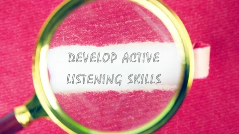 Discover methods for developing active listening skills essential for business 動画素材 296068282