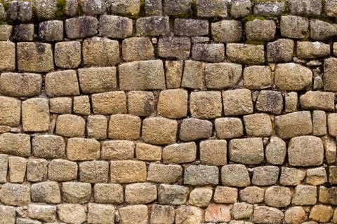 Discover the remarkable Inca engineering technique at Foto stock